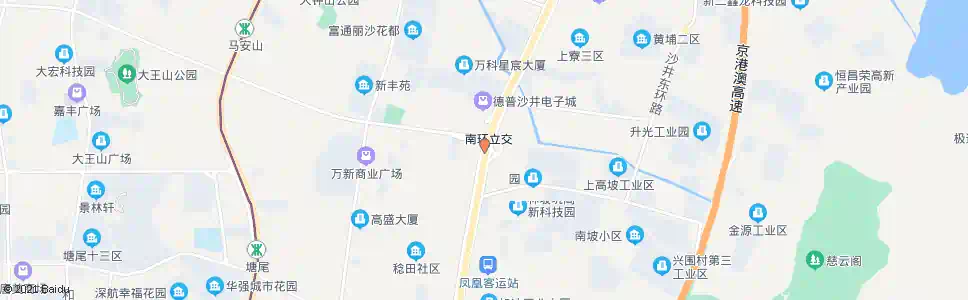 深圳沙井南环路口_公交站地图_深圳公交_妙搜公交查询2025