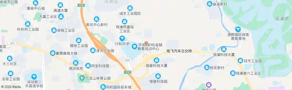 深圳观澜爱心家园_公交站地图_深圳公交_妙搜公交查询2025