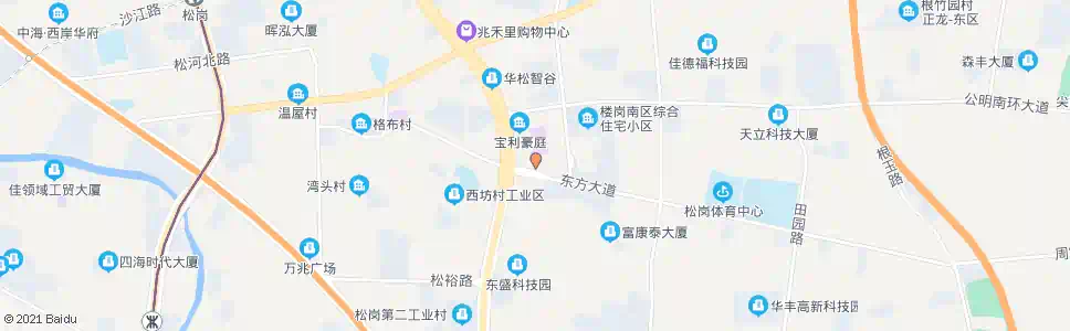 深圳松岗地税所_公交站地图_深圳公交_妙搜公交查询2025