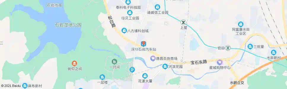 深圳石岩汽车站_公交站地图_深圳公交_妙搜公交查询2025