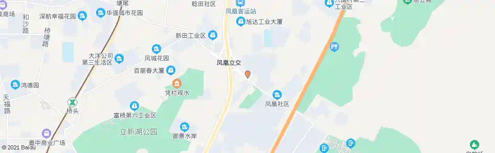 深圳凤凰总站_公交站地图_深圳公交_妙搜公交查询2025