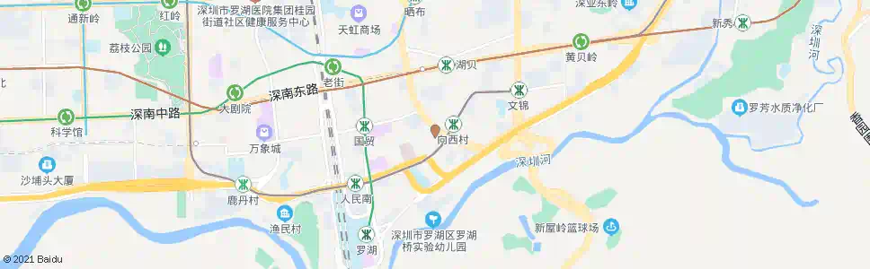 深圳丽都酒店1_公交站地图_深圳公交_妙搜公交查询2025