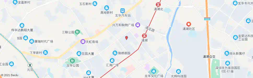 深圳美丽365花园西门_公交站地图_深圳公交_妙搜公交查询2025