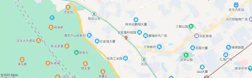 深圳大浪街道行政中心_公交站地图_深圳公交_妙搜公交查询2025