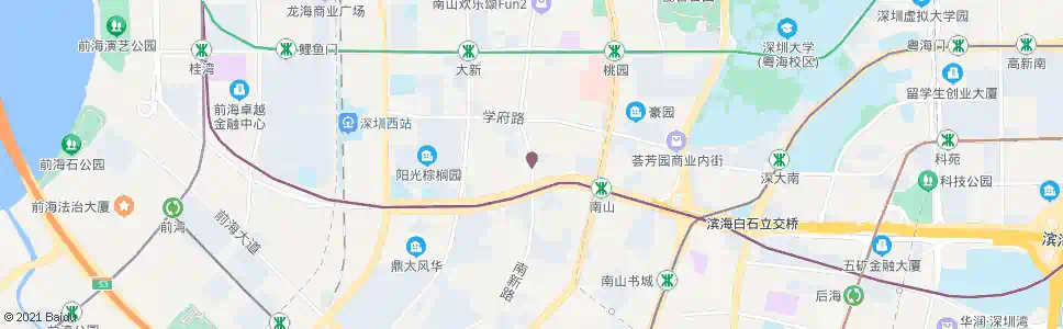 深圳南山市场_公交站地图_深圳公交_妙搜公交查询2025