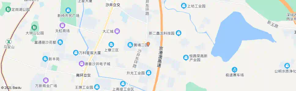 深圳黄埔工业区_公交站地图_深圳公交_妙搜公交查询2025