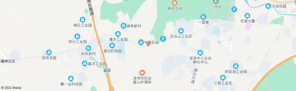 深圳任达山庄_公交站地图_深圳公交_妙搜公交查询2025