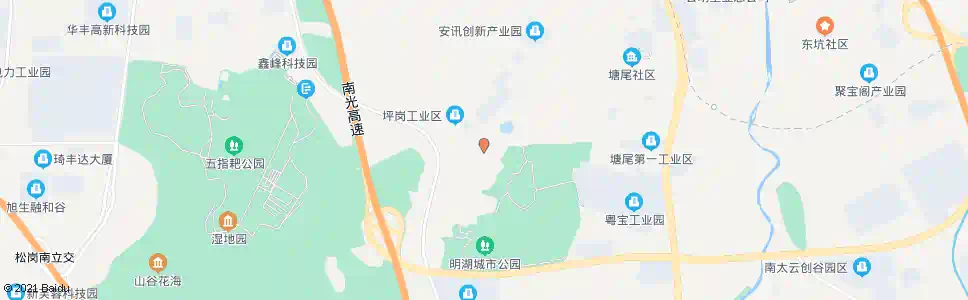 深圳油麻岗工业区_公交站地图_深圳公交_妙搜公交查询2025