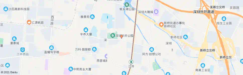 深圳觉园新村_公交站地图_深圳公交_妙搜公交查询2025