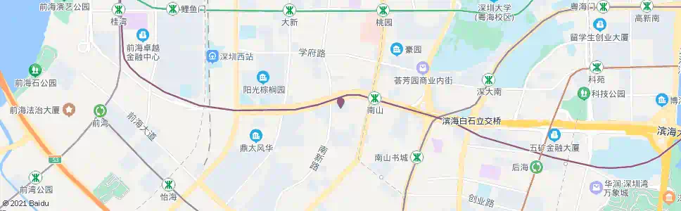 深圳向南东村_公交站地图_深圳公交_妙搜公交查询2025