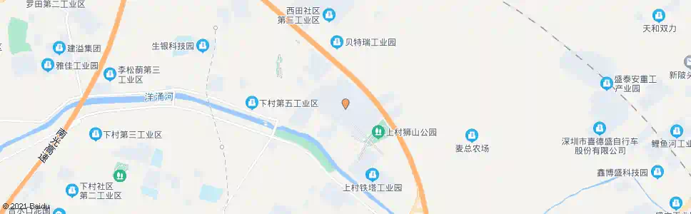 深圳上井村社区_公交站地图_深圳公交_妙搜公交查询2025