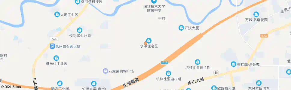 深圳沙坜工业区_公交站地图_深圳公交_妙搜公交查询2025