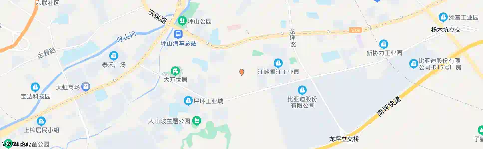 深圳江边村_公交站地图_深圳公交_妙搜公交查询2025