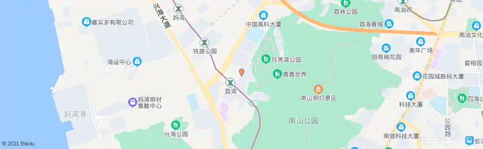 深圳南山花园_公交站地图_深圳公交_妙搜公交查询2025