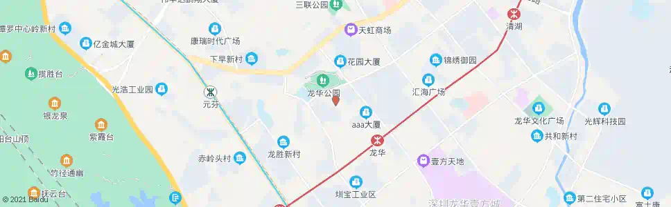 深圳金庸阁_公交站地图_深圳公交_妙搜公交查询2025