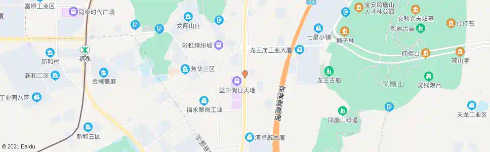 深圳怀德公园_公交站地图_深圳公交_妙搜公交查询2025