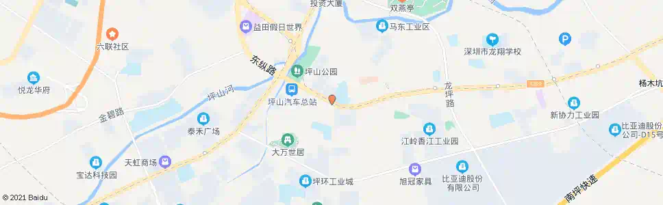 深圳坪环酒楼_公交站地图_深圳公交_妙搜公交查询2025