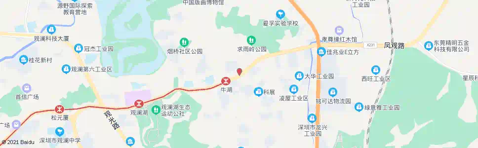 深圳鳌湖老村_公交站地图_深圳公交_妙搜公交查询2025