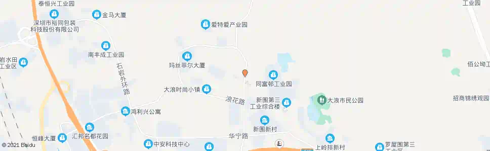 深圳石凹公园_公交站地图_深圳公交_妙搜公交查询2025