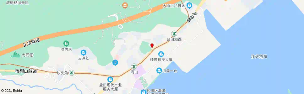 深圳盐田_公交站地图_深圳公交_妙搜公交查询2025