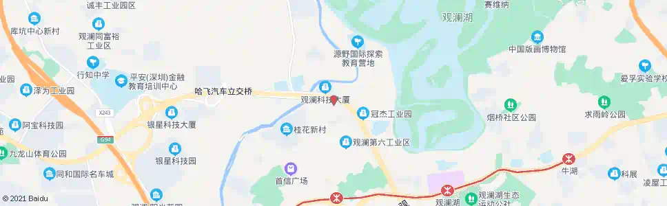 深圳西安国林绿化_公交站地图_深圳公交_妙搜公交查询2025