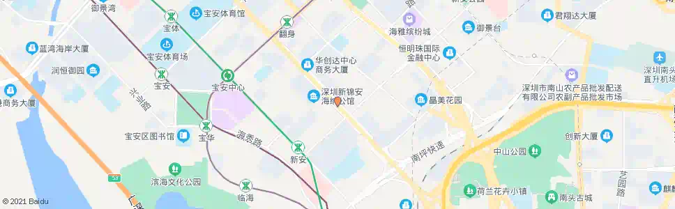 深圳中商花园_公交站地图_深圳公交_妙搜公交查询2025