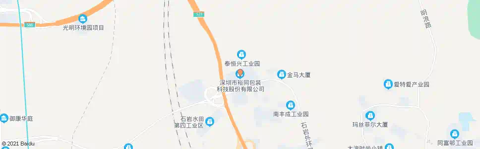 深圳裕同公司_公交站地图_深圳公交_妙搜公交查询2025