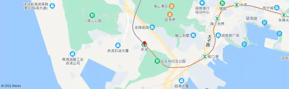 深圳赤湾口_公交站地图_深圳公交_妙搜公交查询2025