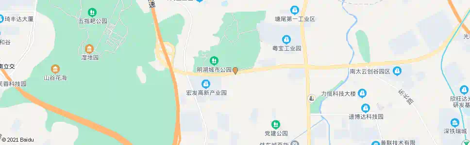 深圳明湖公园_公交站地图_深圳公交_妙搜公交查询2025