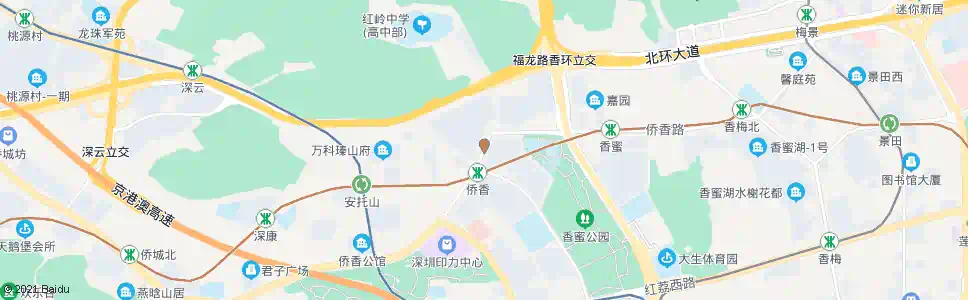 深圳翠海花园_公交站地图_深圳公交_妙搜公交查询2025