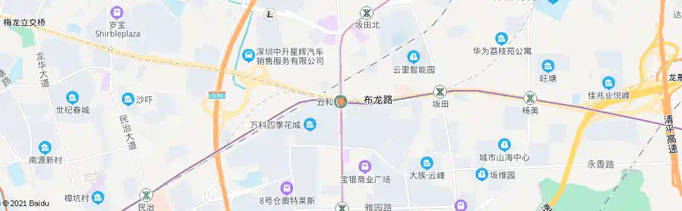 深圳五和中路_公交站地图_深圳公交_妙搜公交查询2025