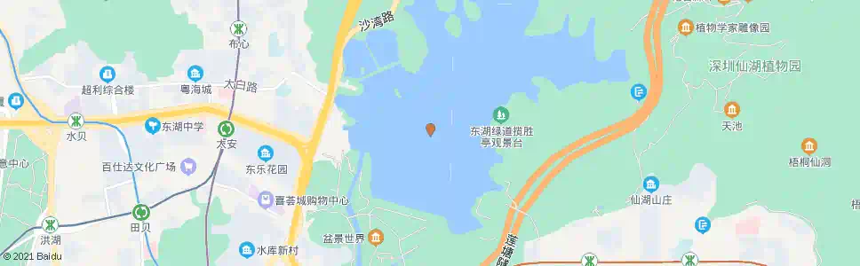 深圳石凹水库_公交站地图_深圳公交_妙搜公交查询2025
