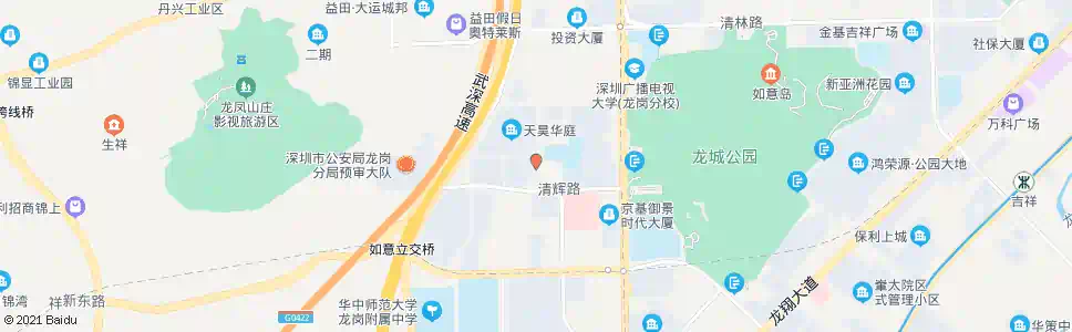 深圳福安学校_公交站地图_深圳公交_妙搜公交查询2025