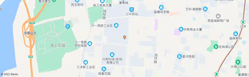 深圳万安工业园_公交站地图_深圳公交_妙搜公交查询2025