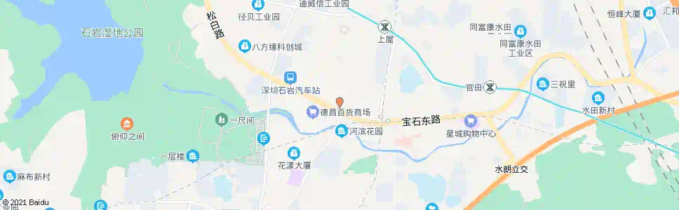 深圳上屋社区_公交站地图_深圳公交_妙搜公交查询2025