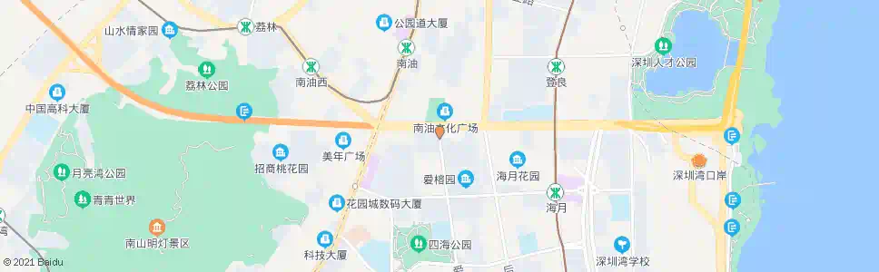 深圳兰园_公交站地图_深圳公交_妙搜公交查询2025