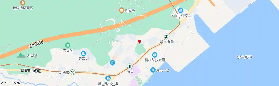 深圳蓝色海月居_公交站地图_深圳公交_妙搜公交查询2025