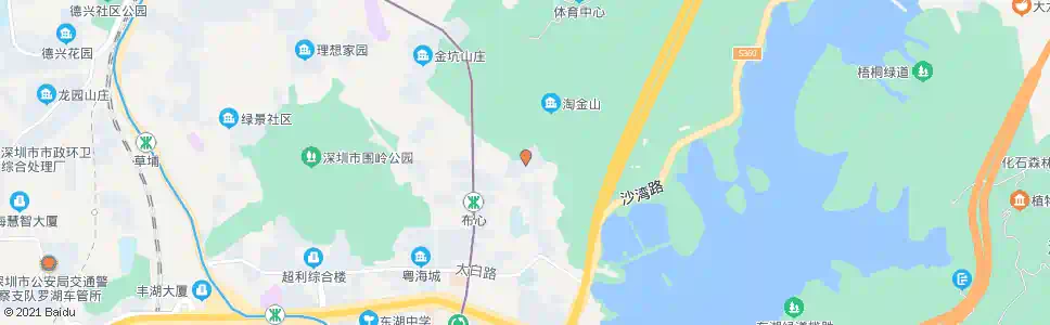 深圳山湖居总站_公交站地图_深圳公交_妙搜公交查询2025