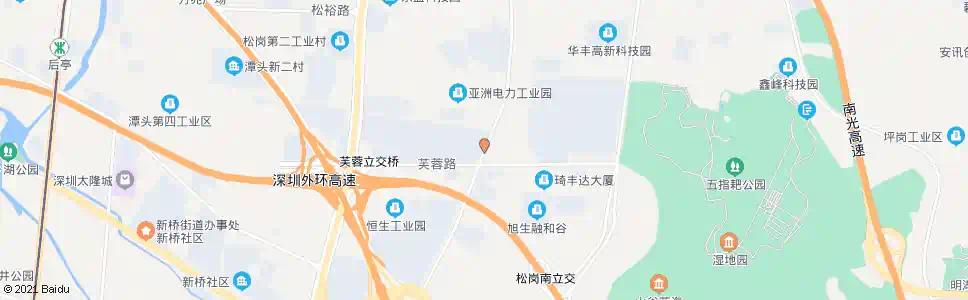 深圳芙蓉路口_公交站地图_深圳公交_妙搜公交查询2025