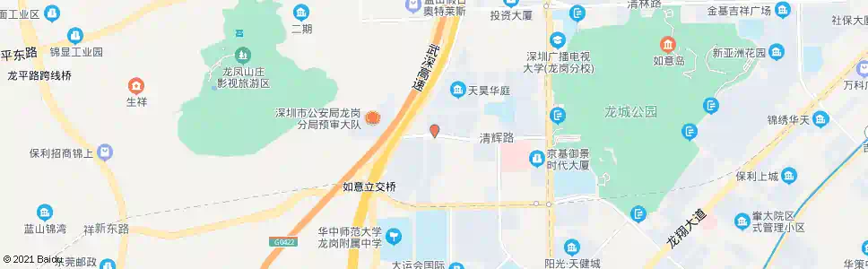 深圳中海康城国际_公交站地图_深圳公交_妙搜公交查询2025