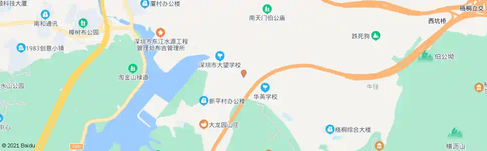 深圳新田村_公交站地图_深圳公交_妙搜公交查询2025