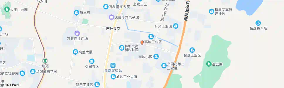 深圳蚝四南安科技_公交站地图_深圳公交_妙搜公交查询2025