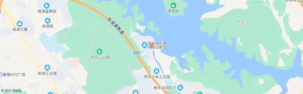 深圳宝安桃花源总站_公交站地图_深圳公交_妙搜公交查询2025
