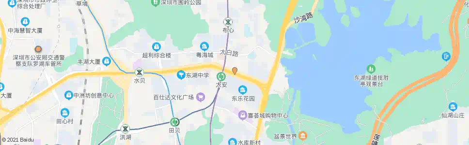 深圳布心花园_公交站地图_深圳公交_妙搜公交查询2025