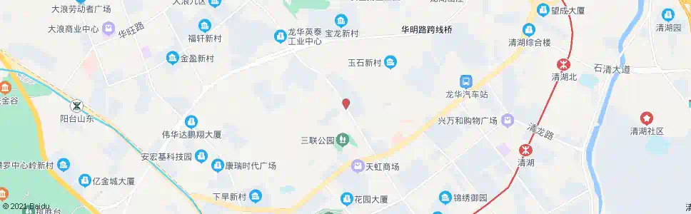 深圳老围工业区_公交站地图_深圳公交_妙搜公交查询2025
