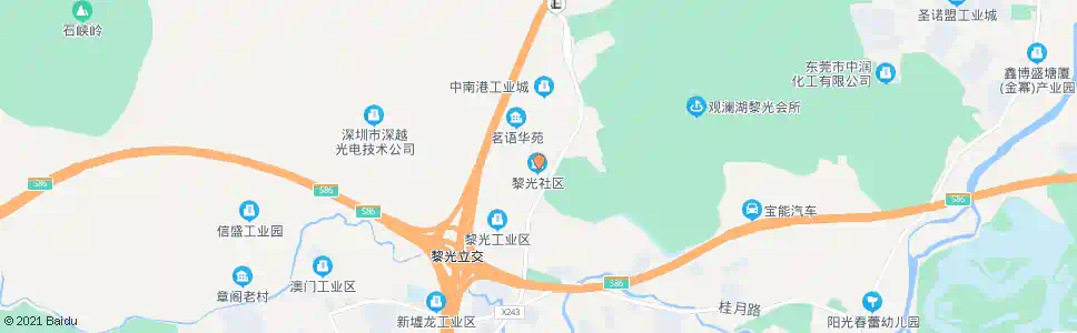 深圳黎光社区工作站_公交站地图_深圳公交_妙搜公交查询2025