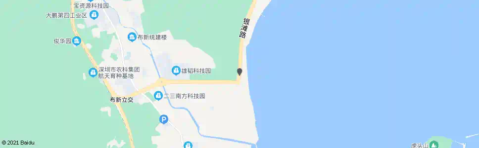 深圳银滩路口_公交站地图_深圳公交_妙搜公交查询2025