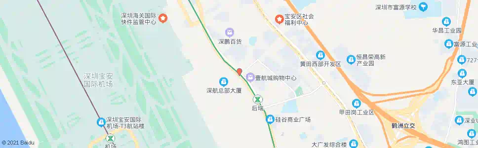 深圳后瑞村_公交站地图_深圳公交_妙搜公交查询2025