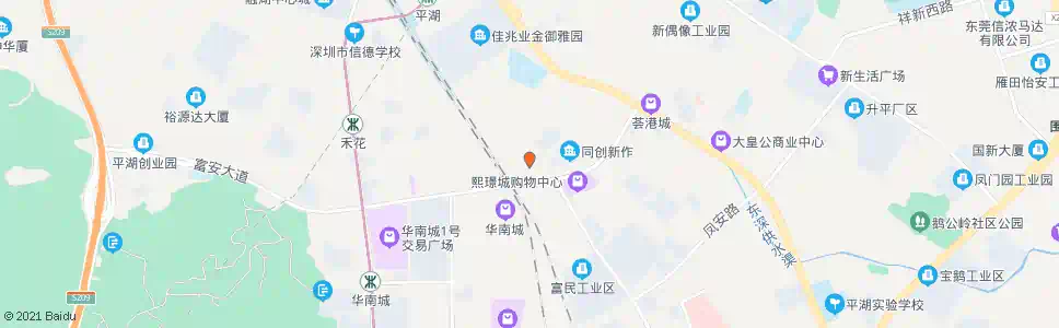 深圳平安大道总站_公交站地图_深圳公交_妙搜公交查询2025