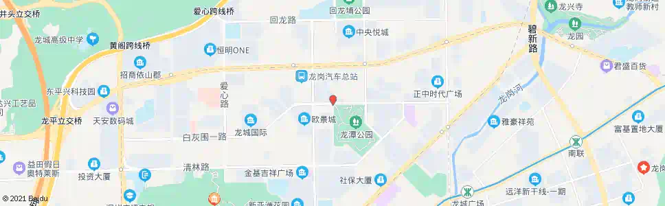 深圳城市花园_公交站地图_深圳公交_妙搜公交查询2025